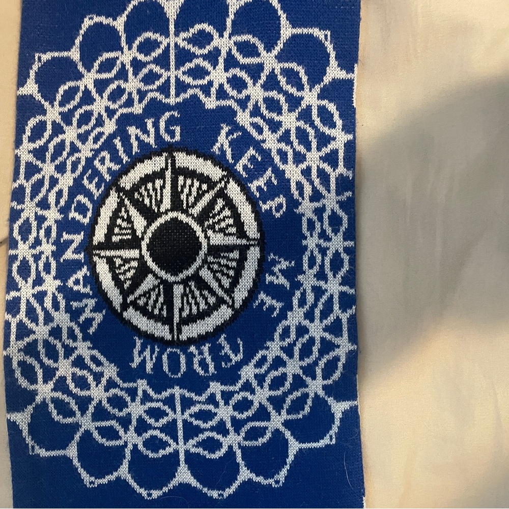 Blue and White Bassnectar Scarf - Picture 3 of 4